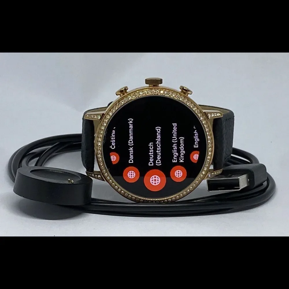 Fossil Gen 4 Authentic Digital Dial Smart Watch Custom Band FTW6011 DC516
